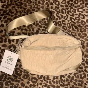 Gaiam Beige Waist Pack